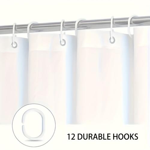 4Pcs Bathroom Shower Curtain Set Pink Tulip Pattern Bathroom Curtain With 12 Hooks Non Slip Rugs Toilet Cover Mat Bathroom Partition