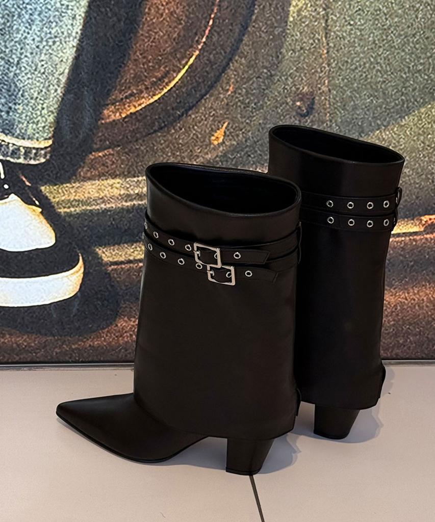 Leah Sera Mid-Calf Boots_Black