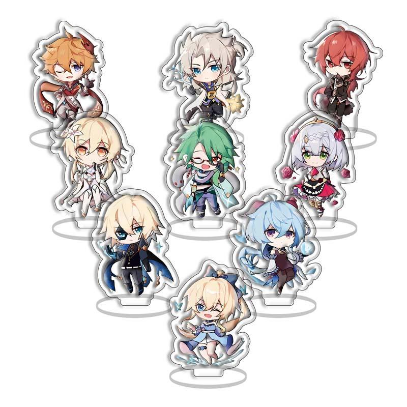 Milk Tea, Acrylic Standing Brand, Nine-Piece Pendant Game Merchandise