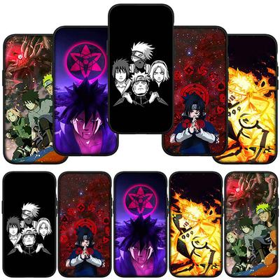 Чехол для телефона Samsung Galaxy S23 S24 iPhone 16 15 14 Xiaomi Redmi Note 13 12 11 Plus 10 Pro Max X XR OPPO Huawei Wallpaper Naruto Uchiha Sasuke Cover