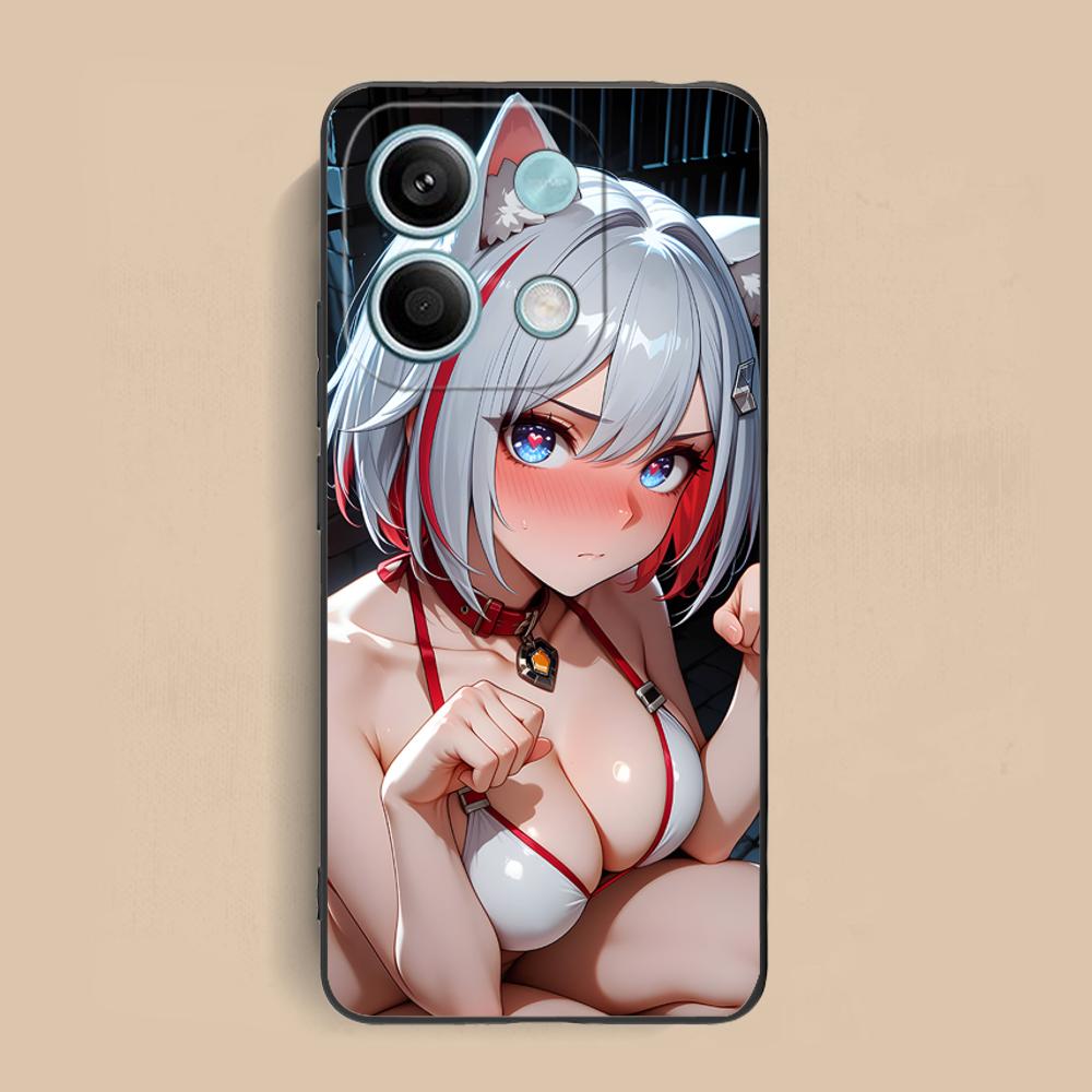 HSR Топаз Матовый ТПУ Чехол для Мобильного Телефона для Xiaomi Redmi Note 14 13 12 11 S Pro Plus 4G 5G Цветная Печать Обложка
