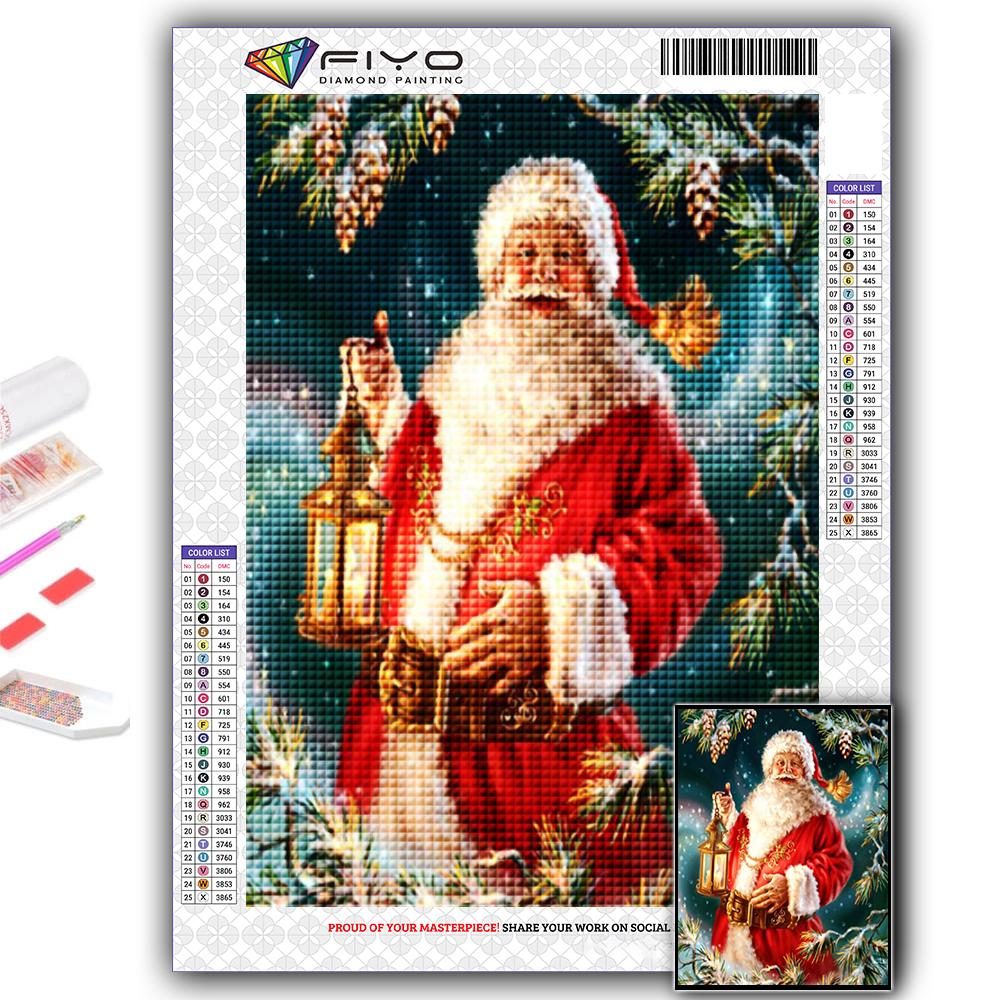 Популярная 5D Diy вышивка крестиком Рождественская елка Санта-Снеговик картина полная дрель набор для вышивки крестиком настенная наклейка домашний декор