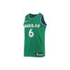 NBA Printed Sports Basketball Jersey Fan Edition 21-22 Season Mavericks Porzingis No. 6 Unisex Basketball Jerseys Green CN1021-318
