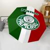Автоматический зонт с индивидуальным именем, тематика Palmeiras, легкий и портативный, 8 спиц, идеально подходит для путешествий на свежем воздухе, дней рождения, Рождества, подарков.