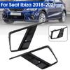 6F0853665C Матовый черный передний бампер противотуманная фара решетка радиатора крышка противотуманная фара крышка для Seat Ibiza 2018 2019 2020 2021
