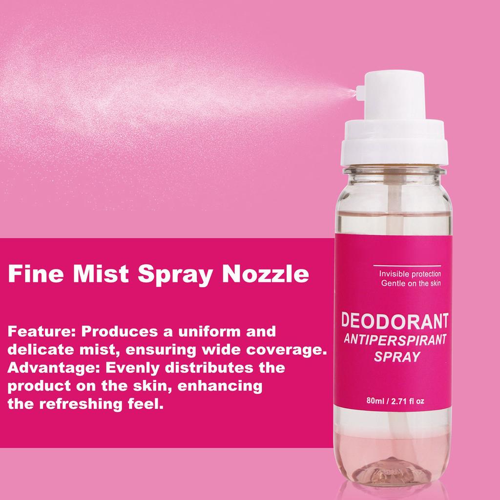 Дезодорант-спрей против пота, очищающий подмышки, запах пота, свежий и сухой спрей, 1 шт., 80 мл