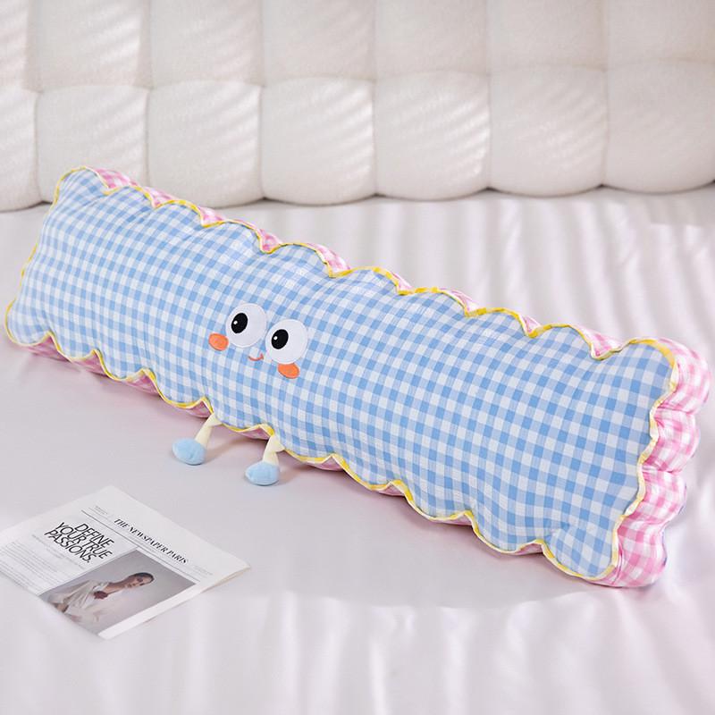 Мультяшный Стиль Сетчатый Узор Тело Беременной С Молнией Моющийся Чехол Для Комфортного Сна