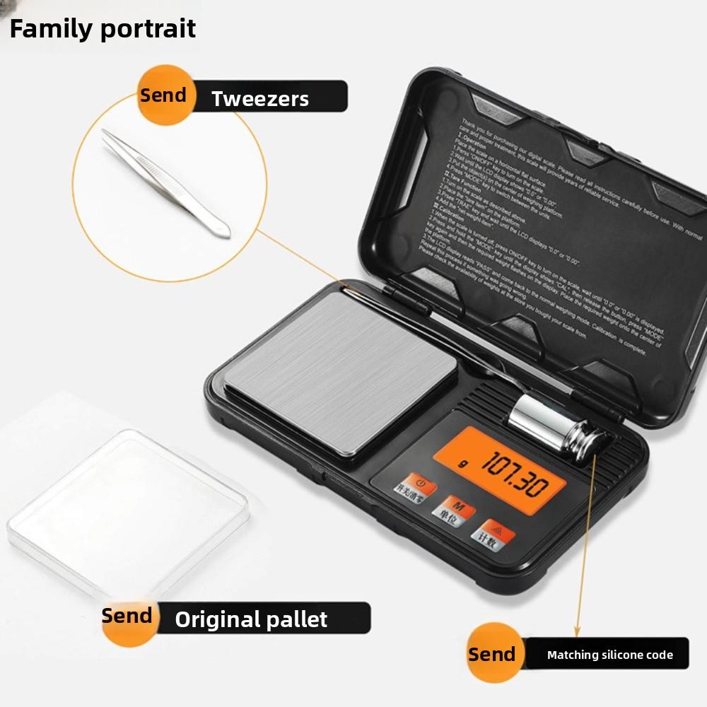 Precision Portable Electronic Scale Wholesale Mini High Precision Balance 0.001g Precision Jewelry Scale Millimeter Small Gram Scale