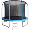 Trampoline - 244 Cm - Avec Échelle & Filet De Sécurité - Bleu