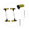 Beatifufu 4 Pack Professional Tire Repair Tool Set Tire Puncture Repair Device Spiral Insert Tool for Quick Repair