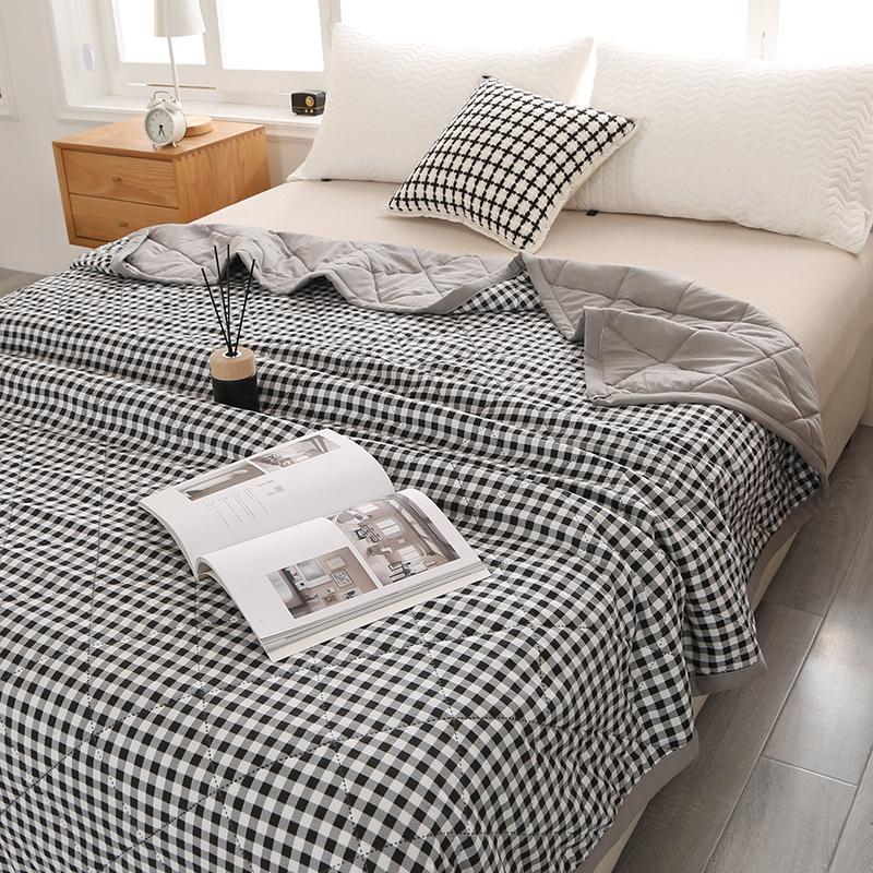 Однотонное весенне-летнее стеганое одеяло-покрывало, стиранное, с двойной стежкой, 150180200, односпальное и двуспальное, для пары, кровать размера "queen", летнее