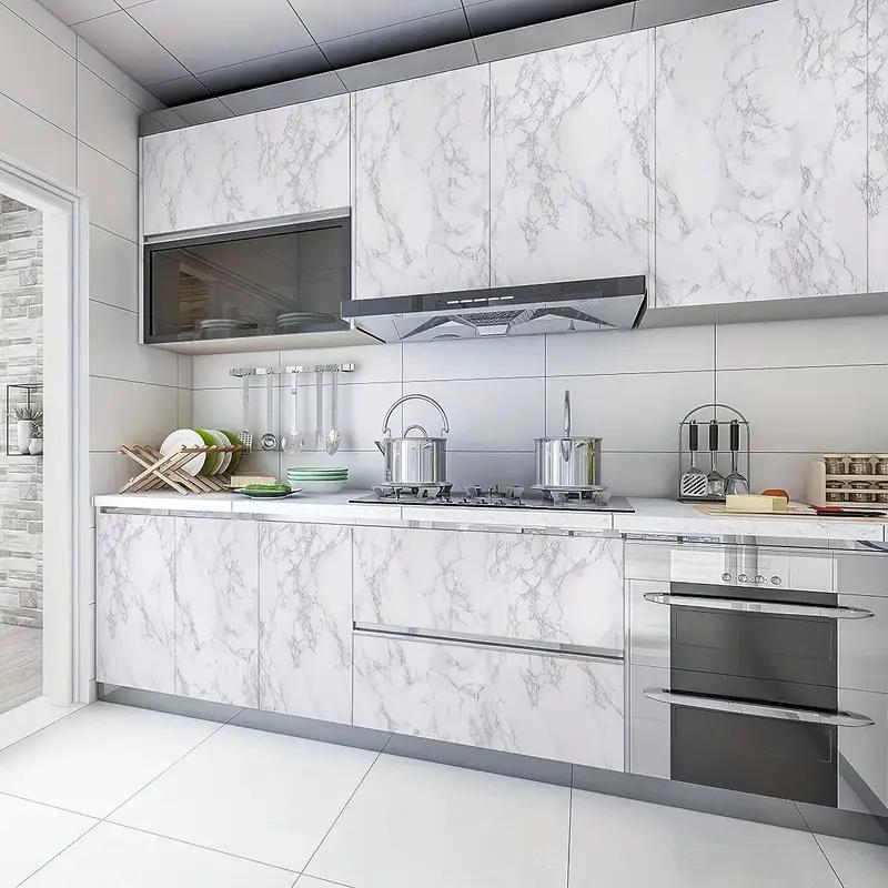 Виниловые обои с эффектом мрамора - Самоклеящиеся, Съемные, Глянцевая отделка, Текстурированный узор, Случайное совмещение, Снять и приклеить Считать