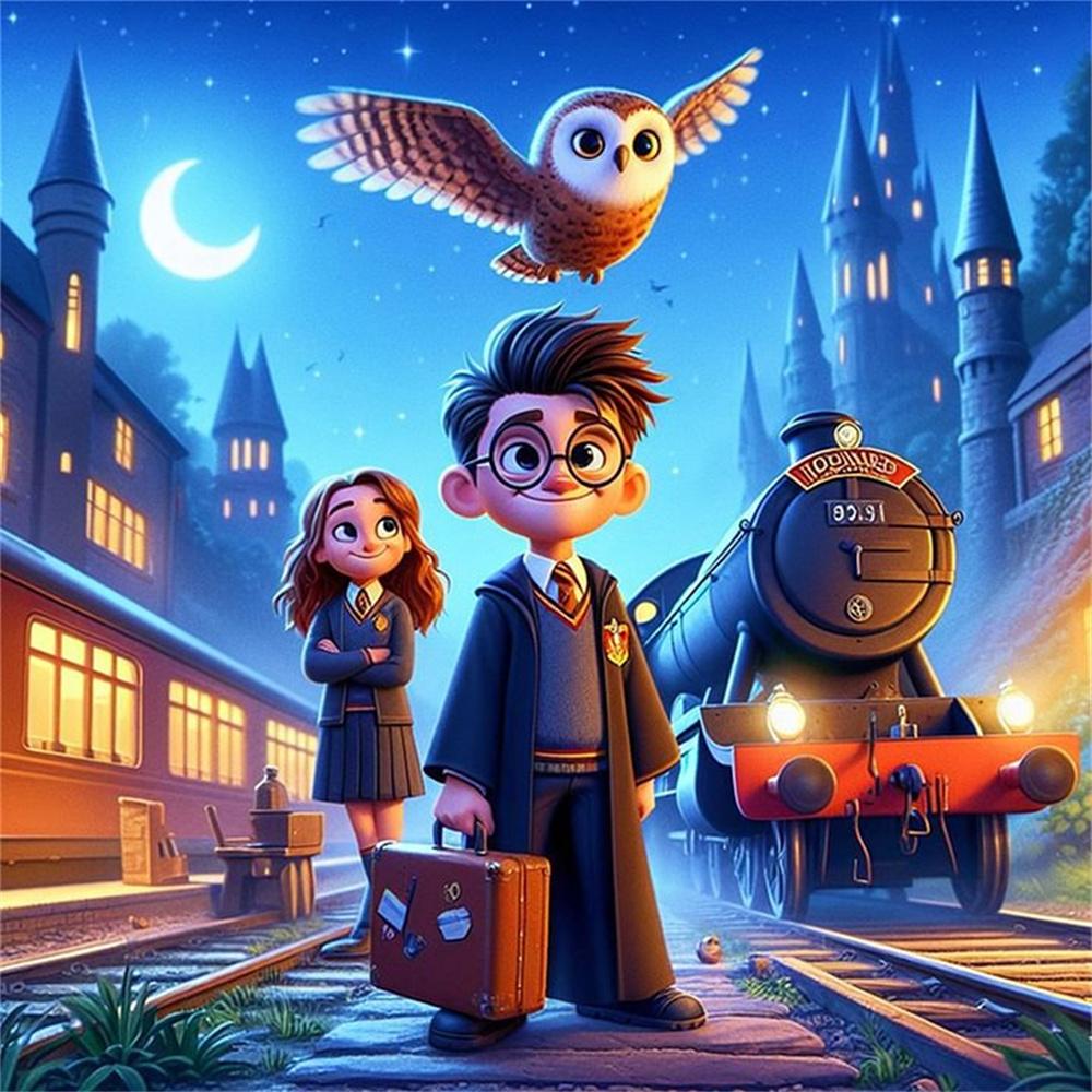 Гарри Поттер Школа Магии Хогвартс Набор для Алмазной Живописи и Вышивки Крестом 5D DIY Мозаика Искусство Вышивка Декор для Дома Рукоделие Подарок