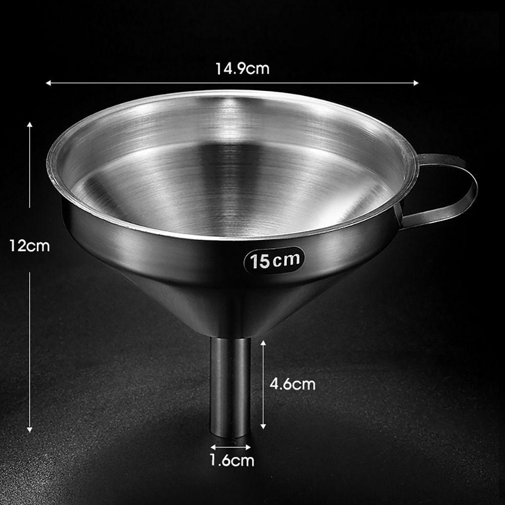 Spice Cooking Oil Filter Filter Funnel Wide Mouth Strainer For Filling Bottles Jars