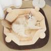 Thicken Pet Cat Bed Soft Plush Pet Sleeping Bed for Cats Small Medium Dogs Removable Pet Sofa Lovely Kitten Nest Cat Accessories