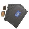 Album Collection Card Organizer Card Album Inner Page Loose-leaf Inners Black Storage Page
