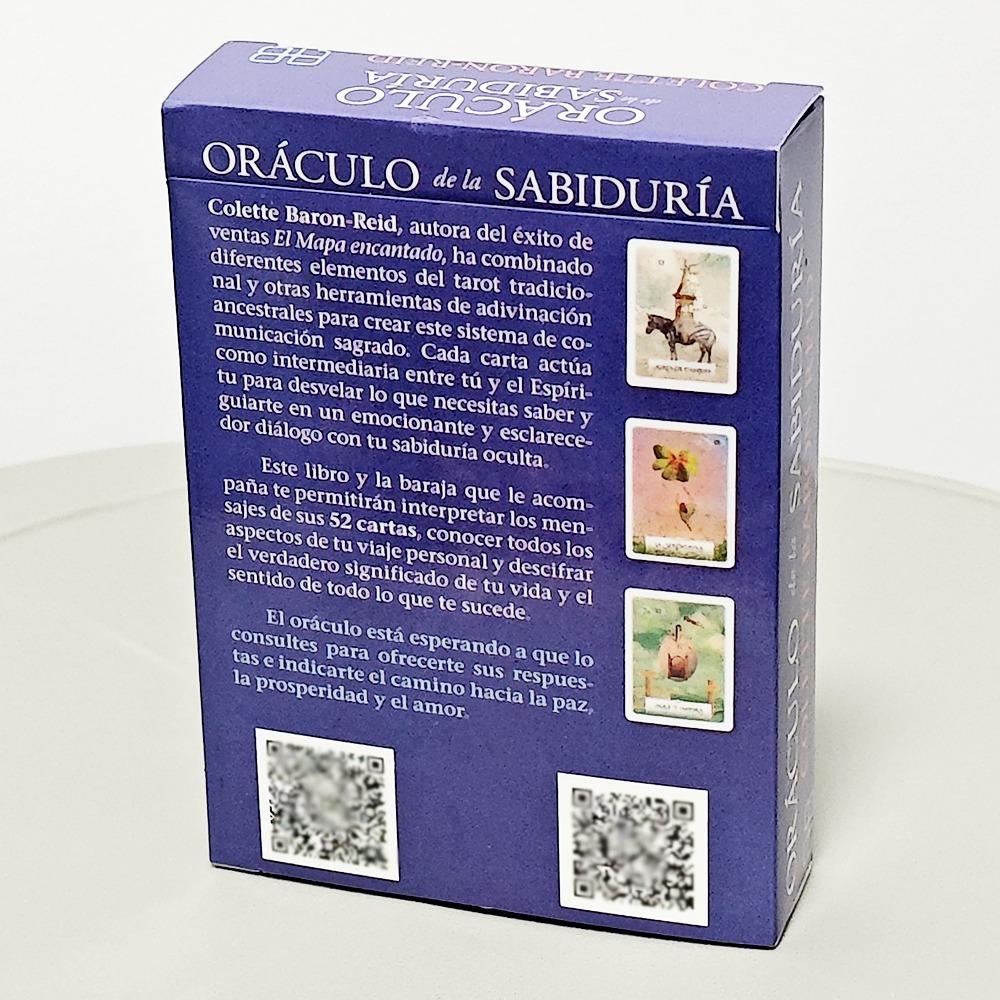Oracle of Wisdom 10.5*7.5cm To Make Decisions In Life 52 Divination Oracle Cards Spanish Edition