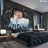 Aitana Custom Name Wall Tapestry Aesthetic Wall Hanging Printed Fabric Blanket Decorative Tapestries for Bedroom Living Room Home Decor