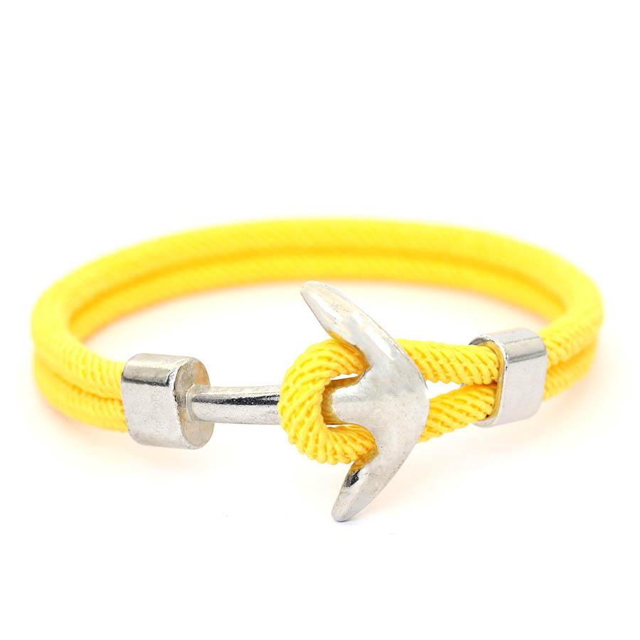 Nautical Anchor Bracelet Men Grade A 4mm Rope Surf Braclet Outdoor Cool Biker Accessories Pulseria Hombre Yoga Braslet