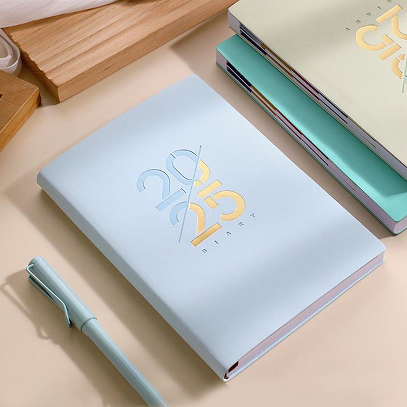 Янв 2025 - Дек 2025 Планировщик Блокнот A5 Повестка дня Испанский Внутренний 80Gsm Ежемесячно/Еженедельно/Ежедневно Школьные Принадлежности Канцелярские Товары