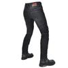 VOLERO Mens Motorcycle Jeans Breathable High Waist Biker Riding Pants Kevlar Reinforced With Extended Protectors