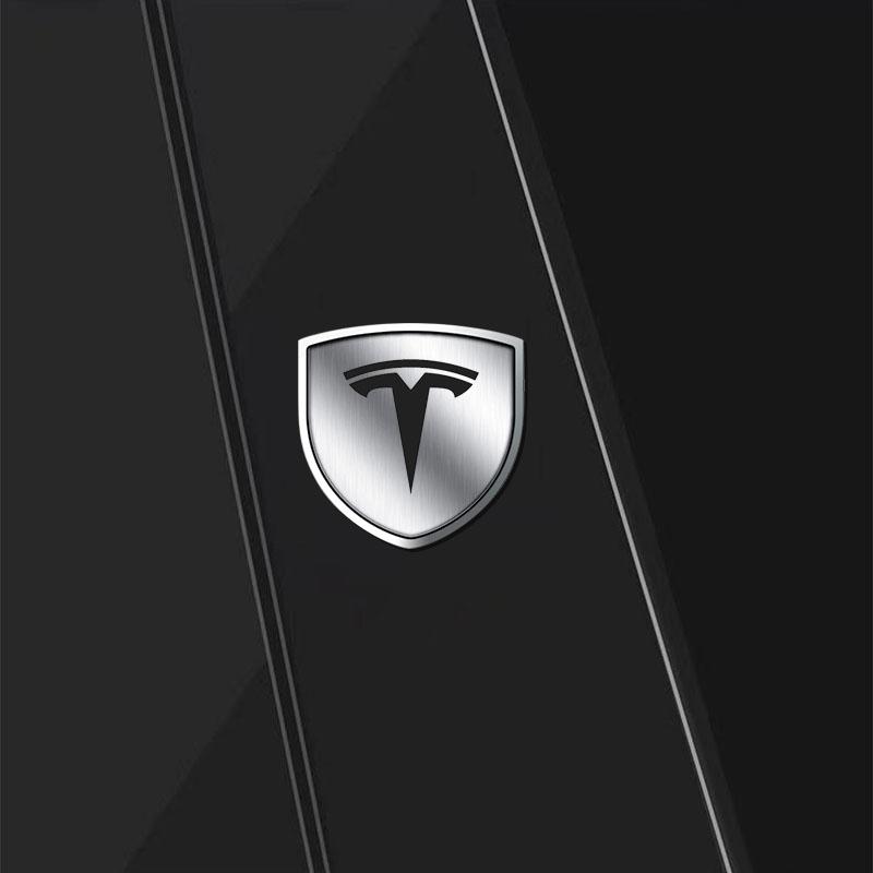 1 шт. 3D Металлическая Эмблема Щит Двери Автомобиля Значок Наклейка Стайлинг Для Tesla Model 3 Model S Model X Model Y Roadster