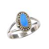 Natural Australian Opal Gemstone 925 Solid Sterling Silver Ring Size 8.5 D3I92