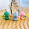 Delicate Cartoon Animal Key Ring 3D Car Key Chain Accessories Little Dinosaur Keychain  Student