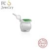 Fc Jewelry Fit Оригинальный браслет-шарм Медный Бусина-шарм Флаг Аргентины Матовый Для изготовления Женщине Жене Паре Берлок