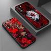 Чехол для телефона Красный Паучий Лилия Цветок Ада для Samsung S26 S25 Ultra S24 S22 S23 S20 Fe S21 Plus A54 A34 A16 A53 Задняя крышка