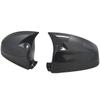 For BMW 5-Series E60 E61 LCI Sedan 2008 2009 2010 Glossy Black Carbon Fiber Look Sticker Style Rear View Mirror Cover