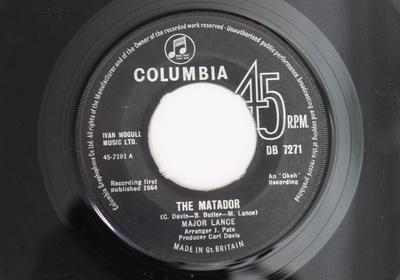 7-дюймовая пластинка MAJOR LANCE  Matador  Собираюсь жениться DB7271 COLUMBIA 1964 Великобритания СоулФанк Б/У