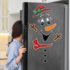 New Magnetic Christmas Snowman Magnetic Refrigerator Fridge Sticker Decoration