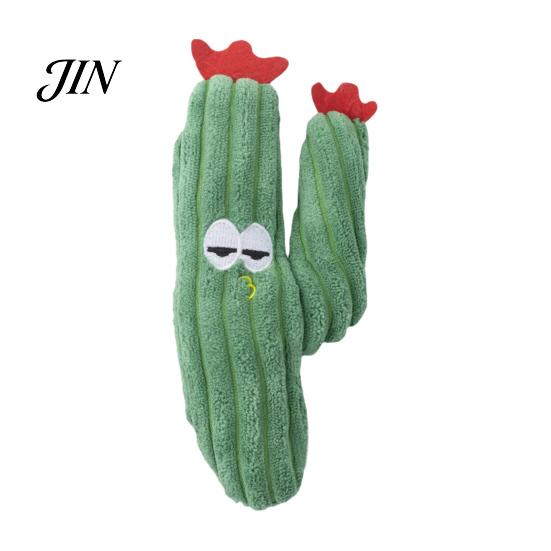 Kitten Play Toy Catnip Cactus Cat Toy, Stuffed Chew Soft Plush Kicker for Indoor Cats Biting Kicking