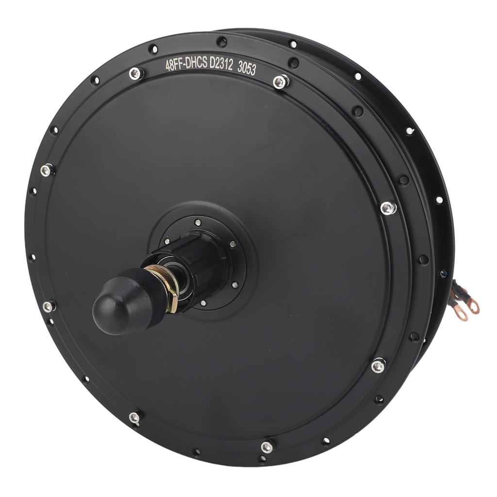 48V 2000W Electric Bike Hub Motor 190mm Aluminum Alloy 3 Riding Modes Brushless Gearless Rear Wheel Hub Motor for