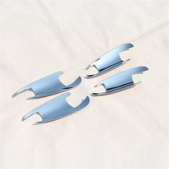 4x Chrome Door Handle Bowl Cover Trim For Mercedes B C E GLK ML GL GLE GLS Class