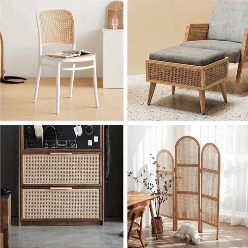 35-40 см Ротанговая тесьма Ручное плетение Восьмиугольное плетение ПЭ-пластик Ротанг Водонепроницаемая Искусственный ротанг Сетка для ремонта стульев