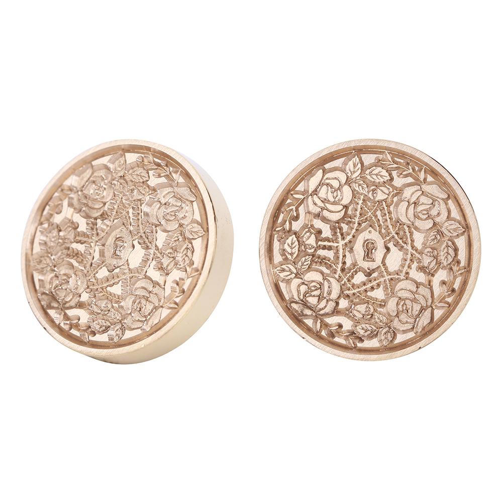 Розарий Ретро печать сургучная печать головка огненная краска для приглашения подпись