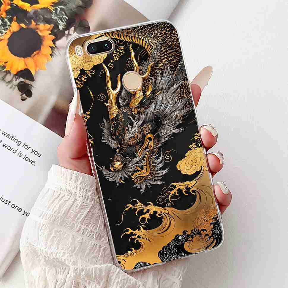 Чехол для Xiaomi Mi A1 MDG2 MDI2, модная расписная крышка из мягкого силикона TPU для Xiaomi Mi A1 Mi 5X 5.5", разноцветный цветочный чехол для телефона