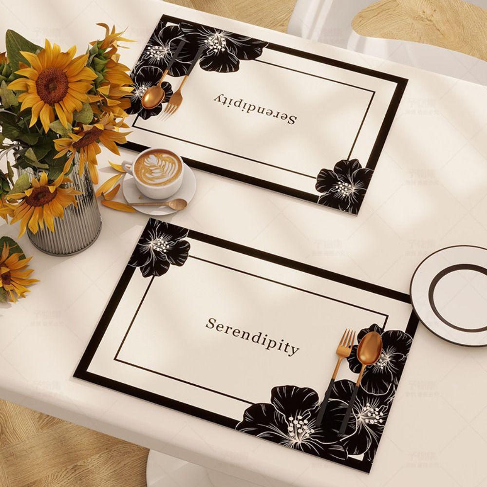 Floral Pattern Washing Machine Protector Mat Silicone Anti-Slip Dustproof Protector Mat  Home Decor