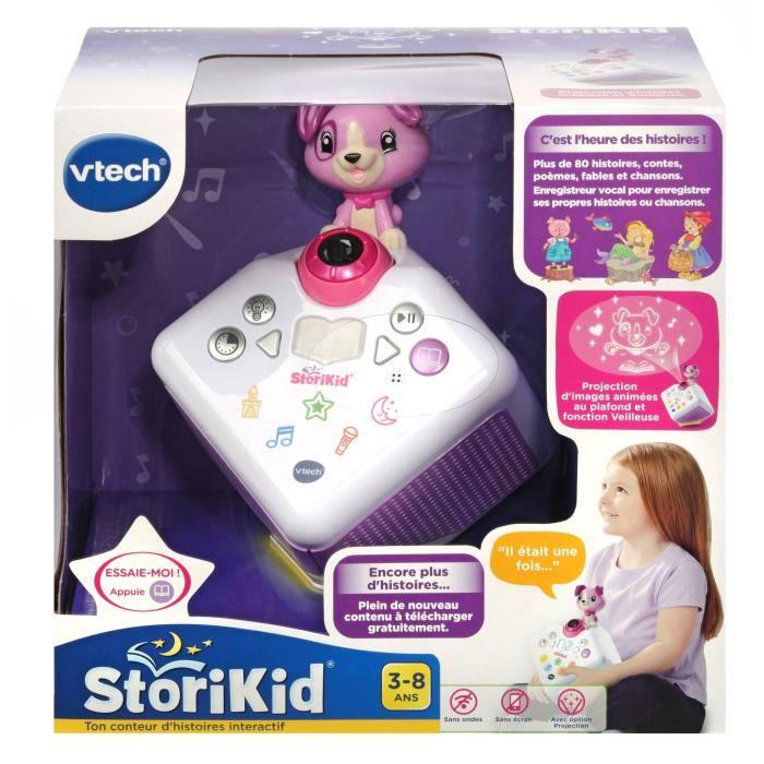 VTECH - Storikid - Mon Conteur d'Histoires - Rose - Divertissement électronique - 3 à 8 ans