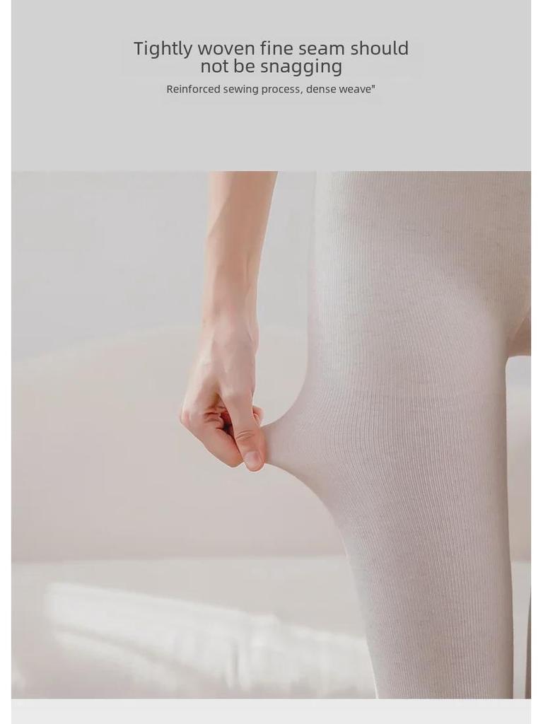 Женские леггинсы и колготки с высокой талией и бархатной подкладкой для высоких женщин на осень/зиму