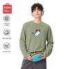MINISO Мужская футболка с длинным рукавом из чистого хлопка