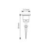 Spot COB LED à piquer orientable 5W IP65 3000K