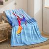 A soccer player performs an acrobatic kick, striking the ball mid-air. for all seasons blanket lunch break throw gift