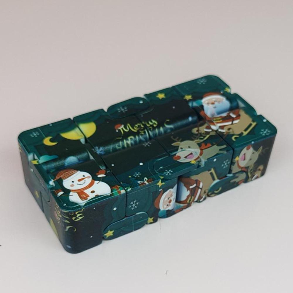 Звездное небо Рождественский магический кубик Дети Взрослые Аутизм Снятие стресса Смешная ручная игра Непоседы Декомпрессионные игрушки