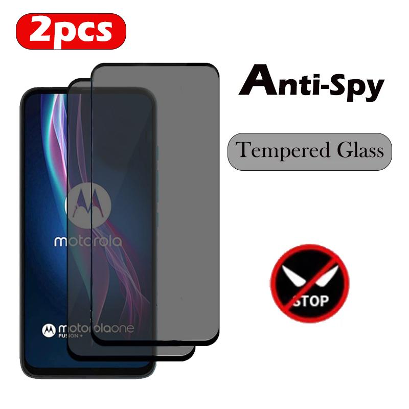 2PC Privacy Protection Glass For Motorola MOTO G84 G54 G14 G72 Anti Spy Screen Protector For Motorola Moto G13 G53 G60 G9 E7