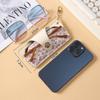 Fashion Glasses Holder Sun Glasses Case Buckle Soft Lining Protective Cover PU Leather Portable Glasses Box Girl