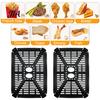 Air Fryer Grill Insert Rack Replacement for Holstein Housewares Dual Basket 4.4QT, Carbon Kitchen Cooking Gadgets Steel Non-Stick Crisper Plate