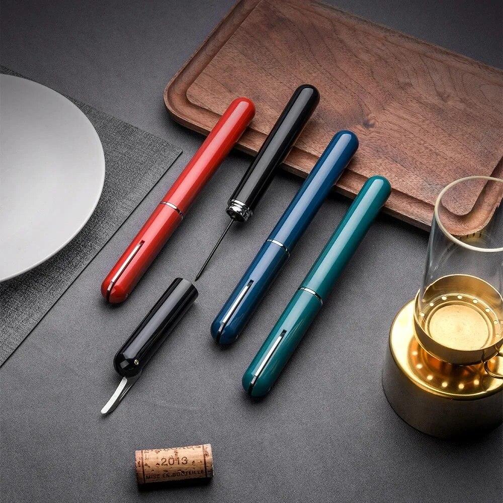 Насос высокого давления воздуха, открывалка для бутылок вина, форма ручки, игла из нержавеющей стали, быстрая кухня, бар, вечеринка, портативный штопор OpenTool